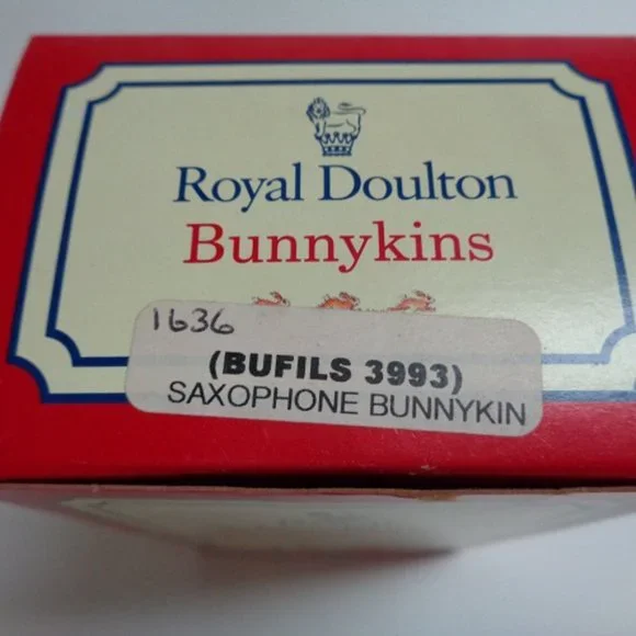 Royal Doulton Saxophone Bunnykins DB186 Special Edition Jazz collection